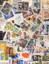 Timbres de France thématiques "Musée imaginaire - Tableaux" tous différents.