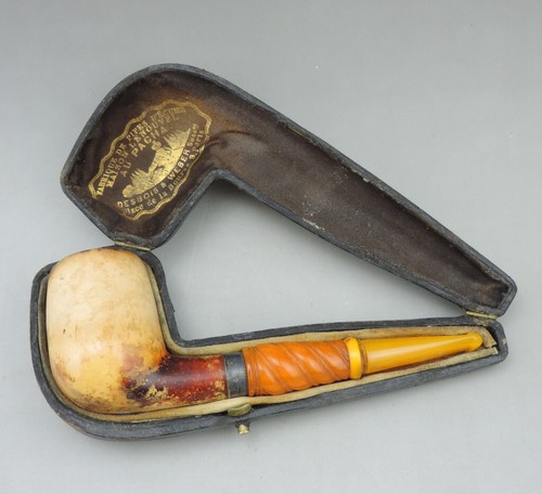 Pipe écume mer - de, ambre