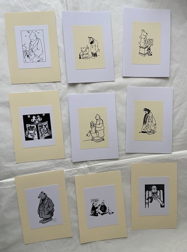 Lot cartes tintin - tintin, par