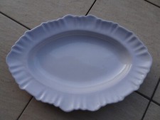 PLAT EN FAIENCE BLANCHE MOUSTIERS NEVERS XVIII SIECLE