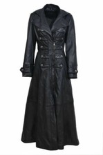 Manteau long femme cuir - manteau,