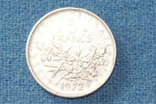 5 Francs 1972 SEMEUSE Nickel