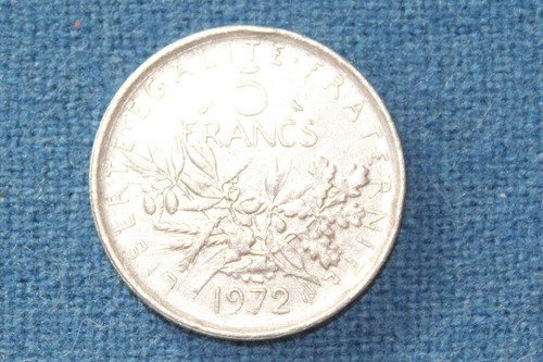 Francs 1972 semeuse nickel - francs,