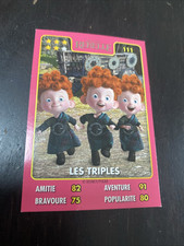 Carte Héros Disney Pixar Auchan 2015 - N° 111 - Rebelle - Les Triples