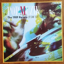 DISQUE VINYLE MAXI 45t 12" M « Pop musik » (The 1989 Re-Mix) POP FRANCE 1989