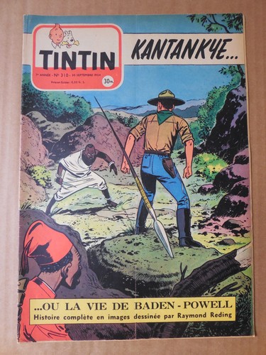 Tintin 310 30 septembre - tintin, n°