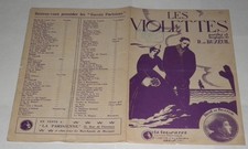 partition les violettes paroles & musique de rené de buxeuil bigoudene la parisi