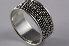 Bague Celtique Tressée Biker