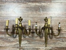 Paire d’appliques en bronze