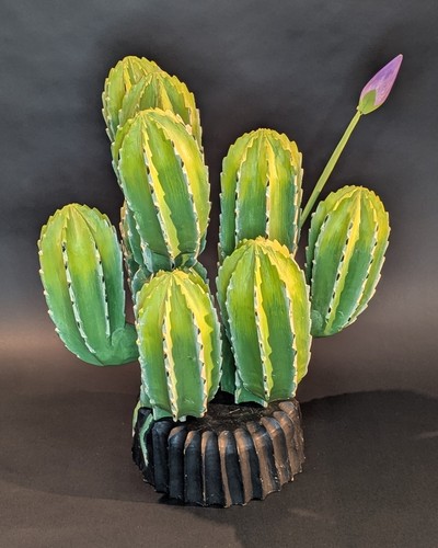 Cactus bois sculpté et - en,