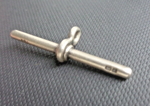 Argent sterling bar poche - t,