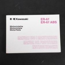 Manuel du propriétaire utilisateur origine pour moto Kawasaki 650 ER6F