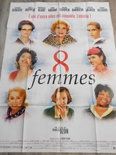 8 Femmes Affiche ORIG Poster 120x160cm 47"63 2002 Ozon Deneuve Huppert P100