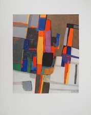 Maurice ESTEVE : Neige, Héliogravure signée