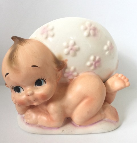 Kewpie vintage ceramic lefton - vintage,