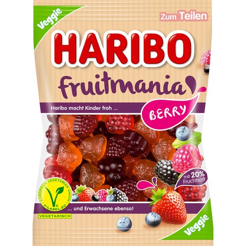 Haribo fruitmania berry - berry, avec