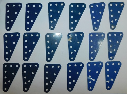 Plaques triangle bleu - triangle, uni