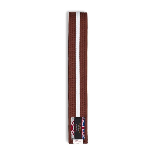 Playwell marron ceinture blanc - marron,