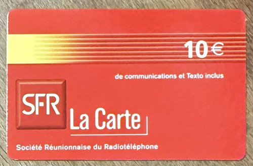 Réunion sfr carte 10 - la,