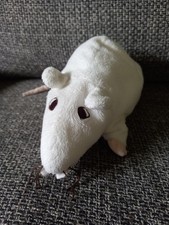 E8 Peluche/Doudou  Rat/Souris Blanc Rose Yeux Noirs 21 cm - IKEA Gosig