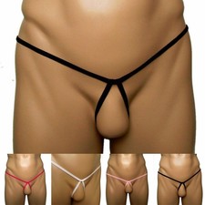 Sous vêtement homme bikini maillot de bain string taille basse sexy sous vêtem