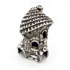 Déco Aquarium Château Ruine 19x13x20cm(Lxlxh)Terrarium Grotte Cache Décoration