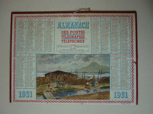 Calendrier almanach des - calendrier, /
