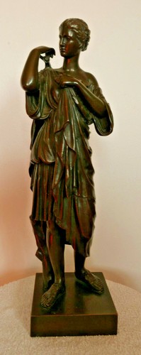 Ancien bronze xixe artémis - bronze,