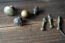 Lot de 7 poignées de tiroir en métal ancien ameublement