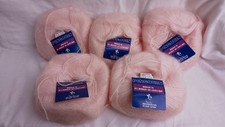 5 Pelotes Laine Rose 70% Mohair Pingouin