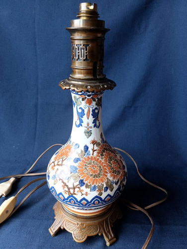 Pied lampe faience de - de,