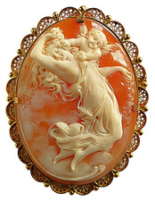 CAMEE COQUILLAGE  BROCHE