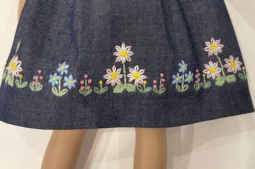 Boneka embroidered spring - embroidered,
