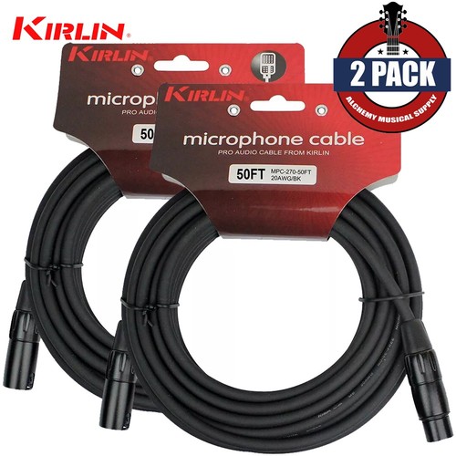 Pack kirlin 50ft xlr - xlr, male