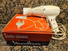 SECHE CHEVEUX MOULINEX   VINTAGE ANNEES 60 ORANGE