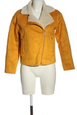 ZARA BASIC Veste en fausse fourrure Dames Veste T EU 36 orange clair