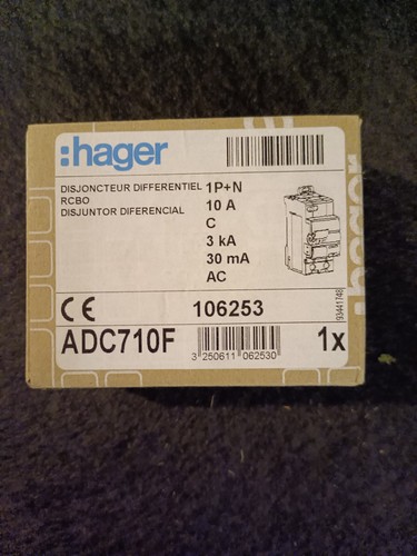 Hager disjoncteur