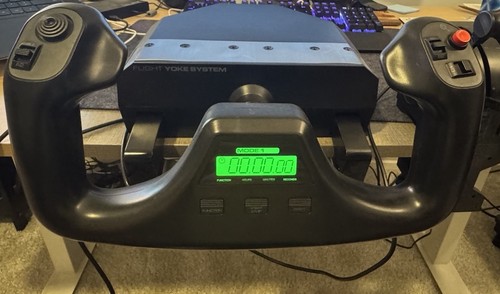 Logitech flight yoke system - logitech,