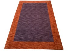 Tapis Orient Gabbeh Loom Violet Orange 100% Laine 165X235 CM Debbich