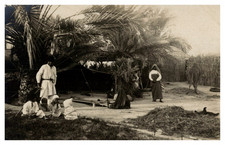 Tunisie, Zarzis, Fabrique de tapis, Tirage vintage, 1918 Tunisie, Zarzis, Fabriq