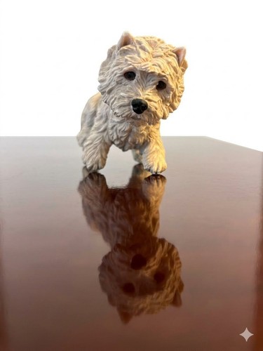 Vintage westie dog figurine - westie,