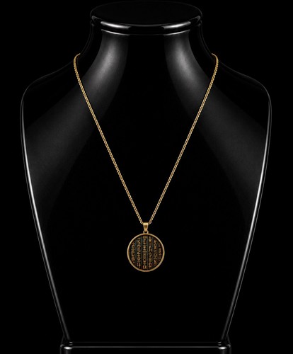 Collier plaqué - collier, –