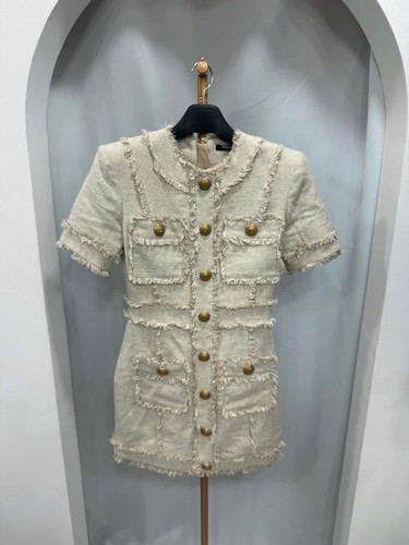Balmain robe midi - balmain,