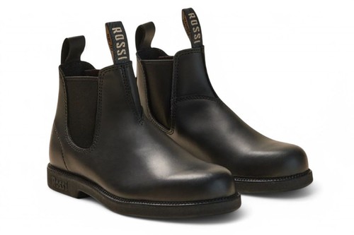 Bottes chelsea cuir noires - bottes, en