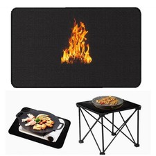 Pour Barbecue Barbecue Tapis Silicone Double Face Cuisine Extérieur Facile à N