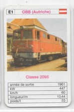 Carte N°E1 - OBB Classe 2095 (Autriche)