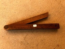 n° 5 ) old tool, outil ancien, fausse équerre en bois de menuisier