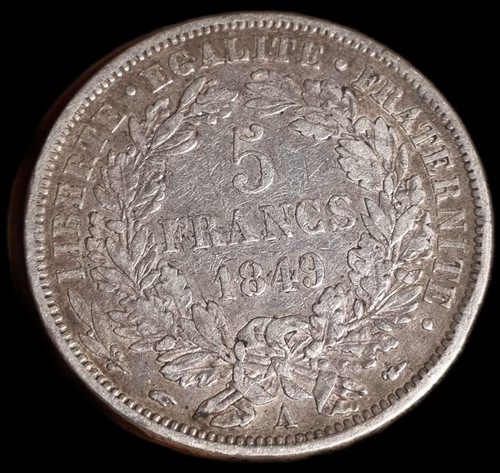 Francs 1849 ceres - 5, a