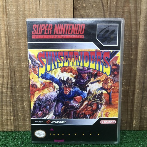 Sunset riders snes - snes, case