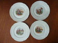 Lot de 4 ancienne assiettes en